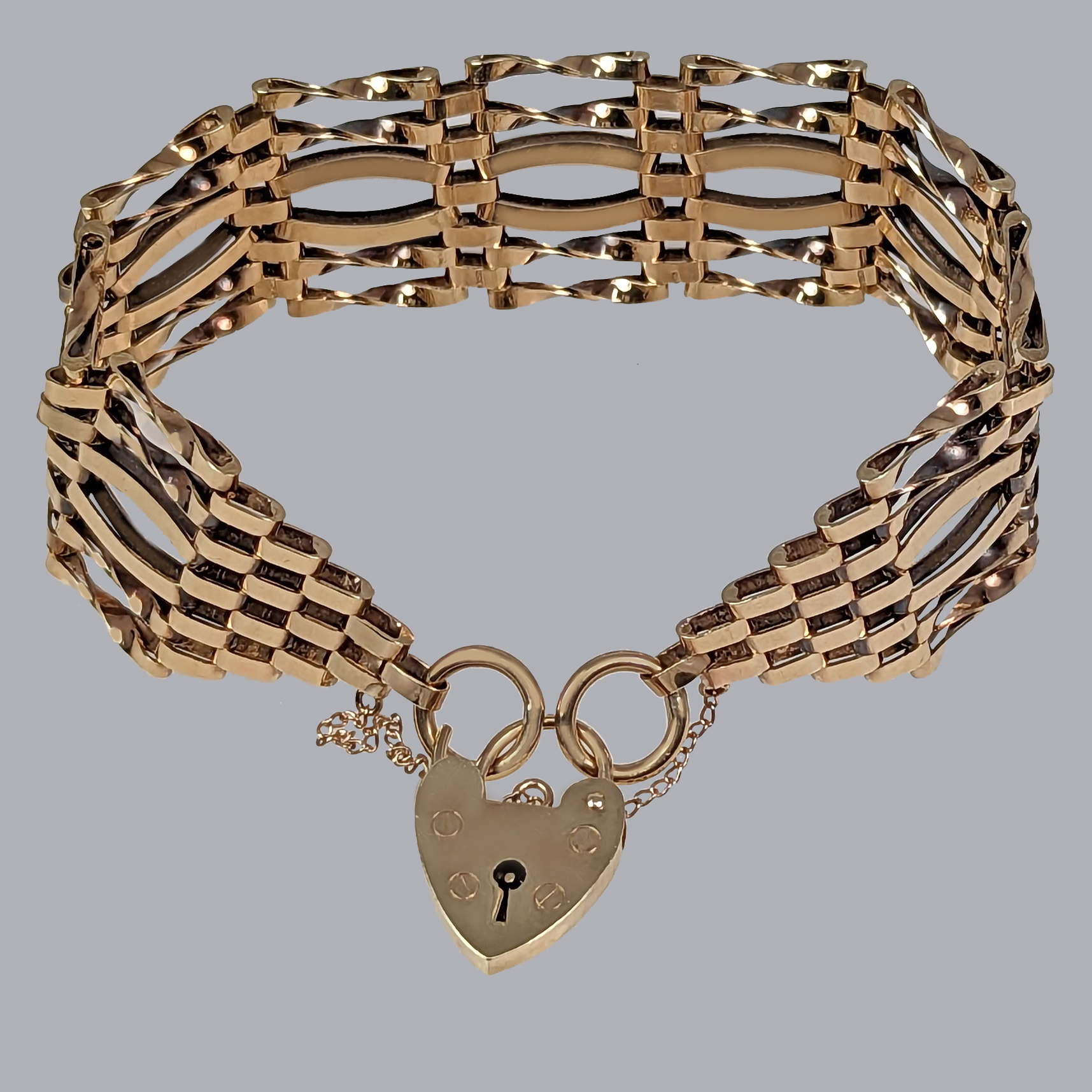 HERMÈS Criss Cross X Cuff Bracelet Vintage Gold Bronze - Chelsea Vintage  Couture
